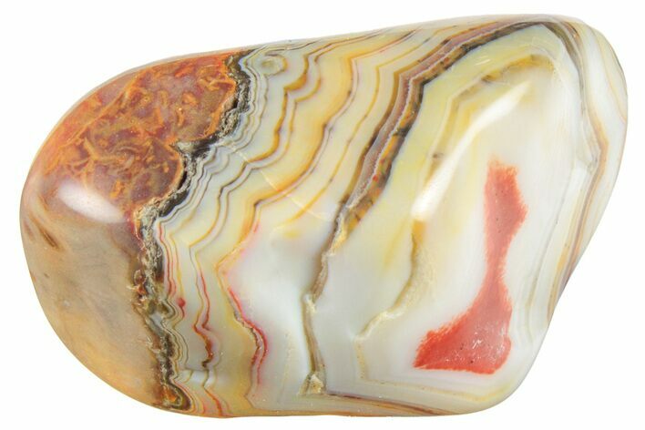 Polished Banded Fairburn Agate - Nebraska #189384